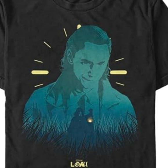 Marvel Big Men's size 4XL Loki novelty character tee shirt Black short sleeve - Picture 3 of 5